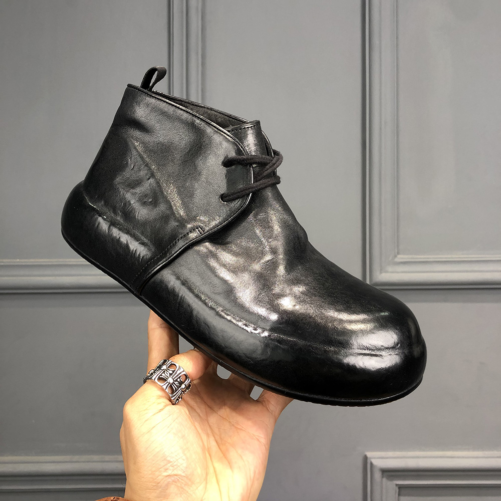 2025冬季新款水洗马皮靴子