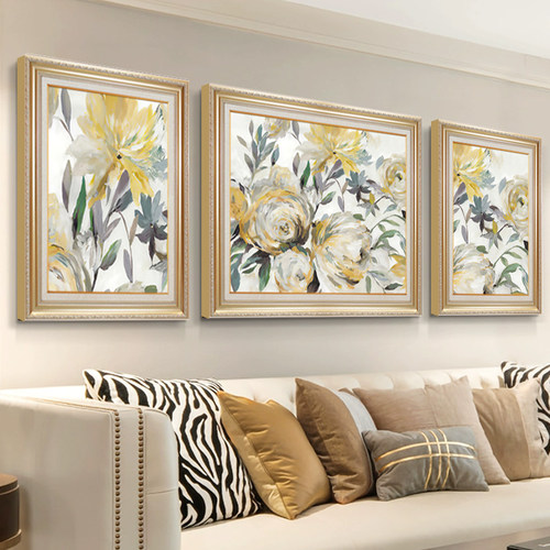 上海伊佳客厅装饰画欧美油画肌理