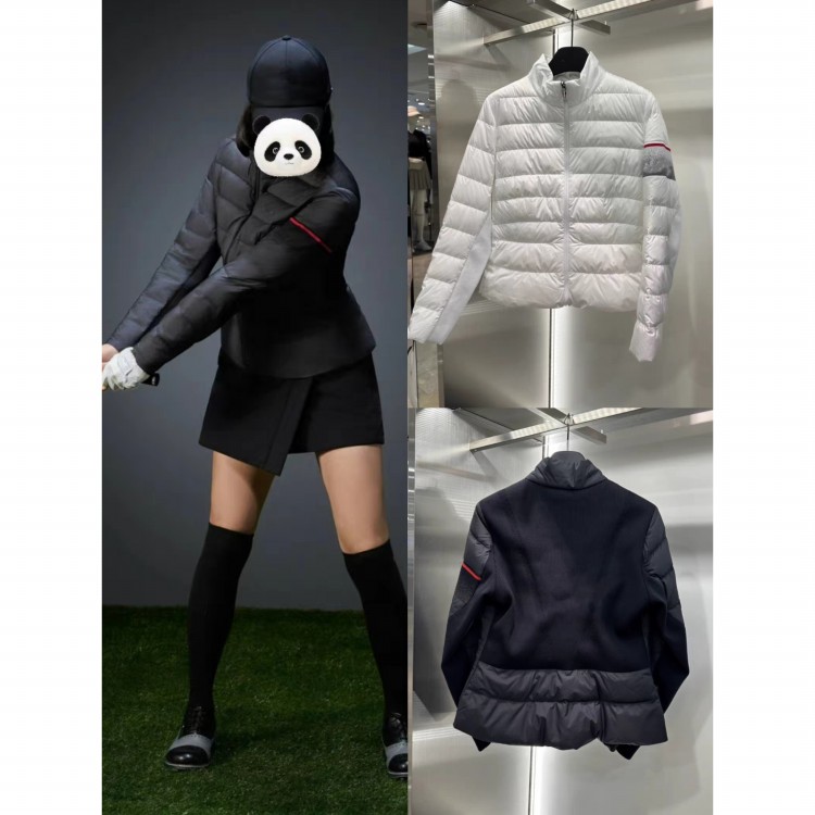 25新款高尔夫服装女士秋冬时尚百搭保暖舒适运动90%白鸭绒羽绒服