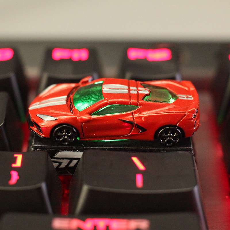 极限竞速地平线5赛车游戏键帽机械键盘树脂立体透光个性炫酷单颗