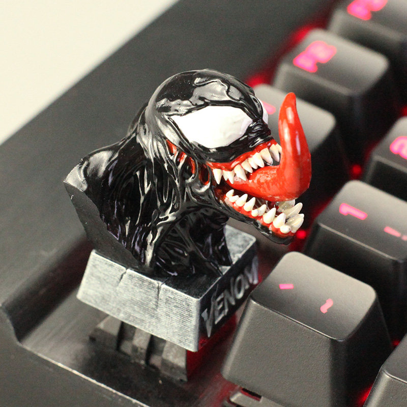 立体毒液 键帽雕像mx轴机械键盘电影周边树脂个性炫酷手工礼品男