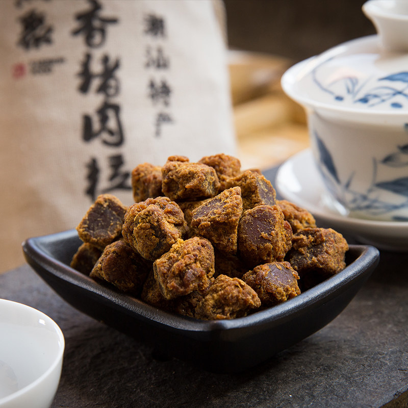 五香猪肉粒XO酱猪肉干袋装零食潮汕特产手信休闲即食肉类肉脯小吃