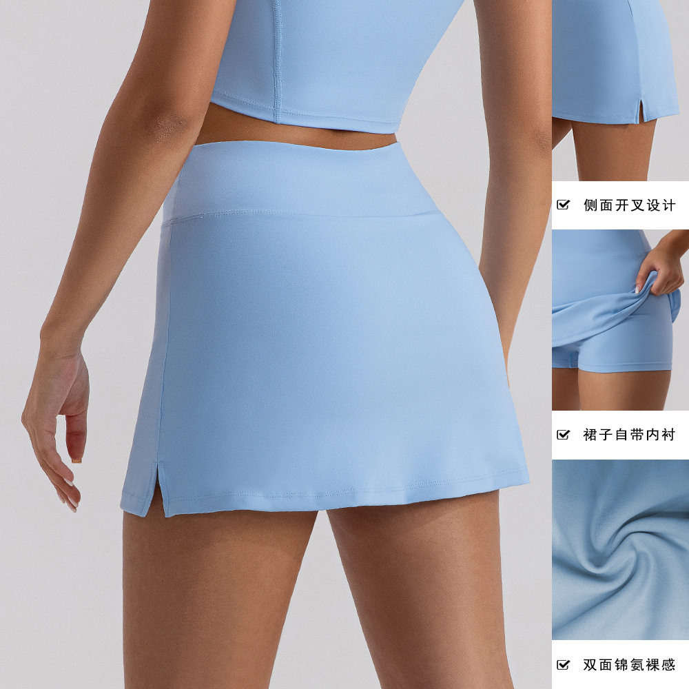 外贸春夏新瑜伽短裙透气半身裙跑步健身速干防走光运动裙网球裙子,运动/瑜伽/健身/球迷用品,瑜伽短裙,淘宝优惠券,粉丝福利购,淘宝优惠卷