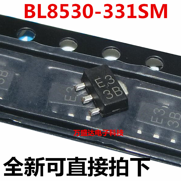 全新 BL8530-331SM (3.3V) 贴片SOT-89 升压芯片 印丝E3