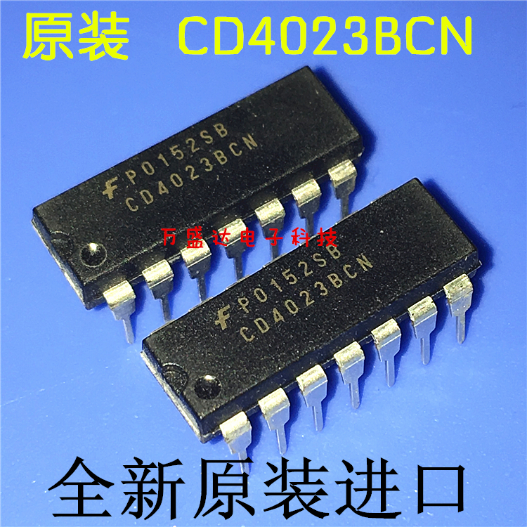 全新原装进口 CD4023  CD4023BCN 直插DIP-14 逻辑芯片IC