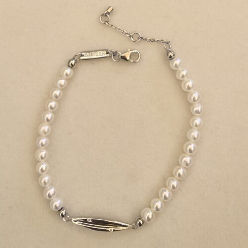天然AK珍珠s925纯银手链