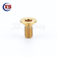 TS plum blossom within countersunk head screw M3 / M4X8 / titanium alloy 10/12/15/20/25/30/35 mm TC4 thumbnail 2