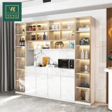 Современная легкая роскошная каменная тарелка, шкаф, винный шкаф, интегрированный связанный стена высокий шкаф гостиной