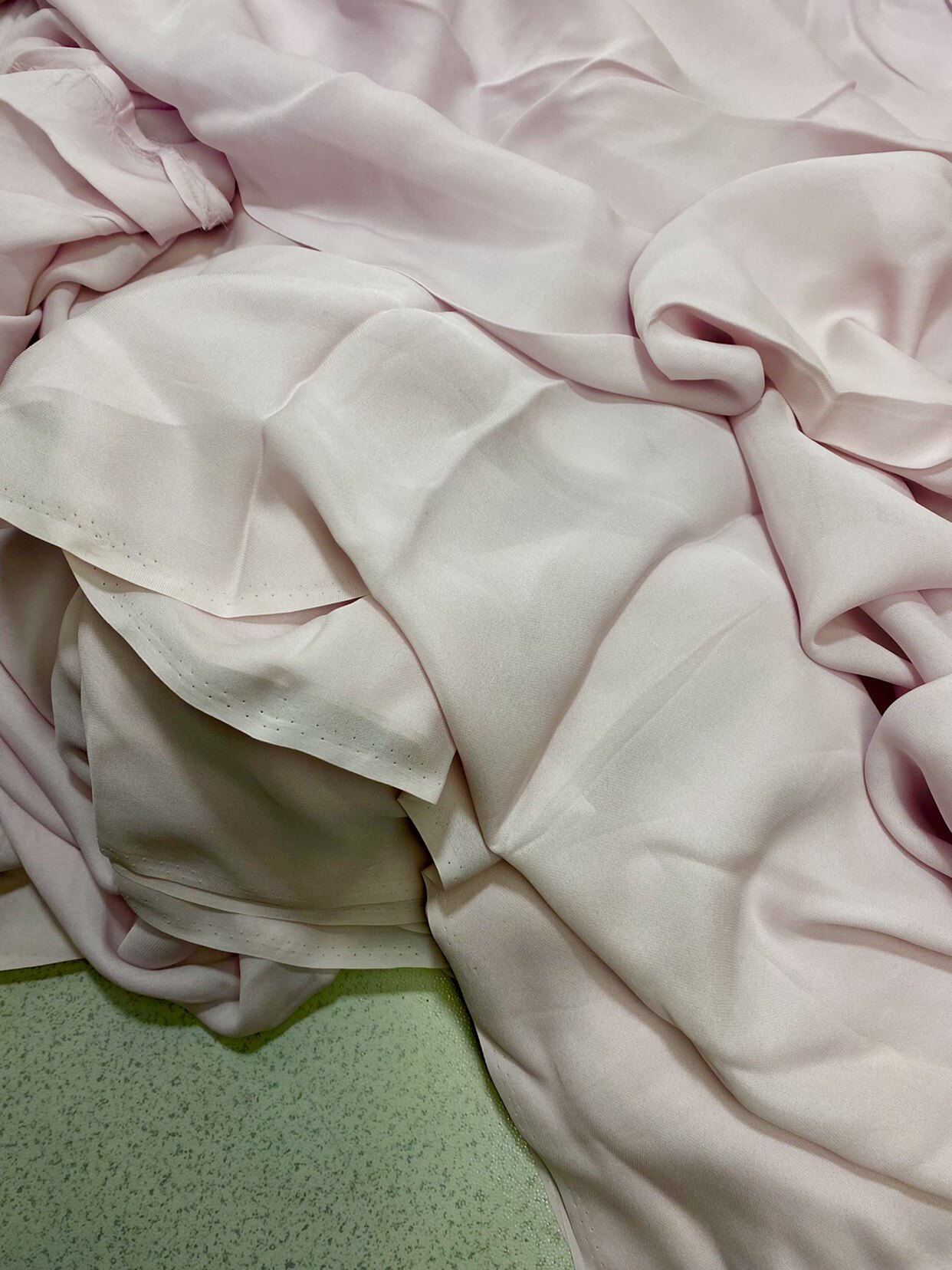 百分百桑蚕丝真丝丝绸粉红双绉双乔服装面料衣服里子布料