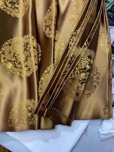 唐装汉服面料织锦缎蒙古袍藏服面料苗族布依族头饰员外装龙团