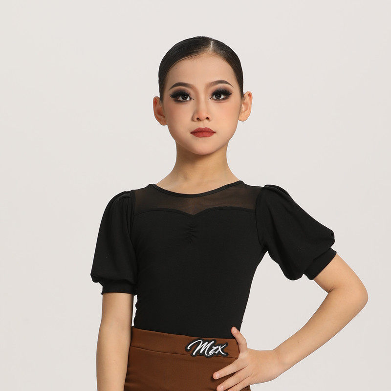 女童拉丁舞上衣练功服