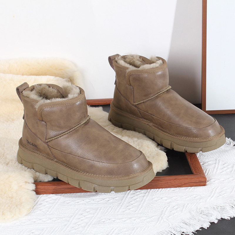 男士防水雪地靴加厚保暖防滑雪地棉