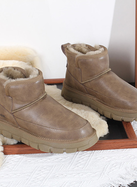 男士防水雪地靴加厚保暖防滑雪地棉