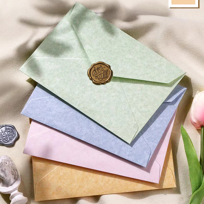 信封高级感浪漫情书信空白加厚