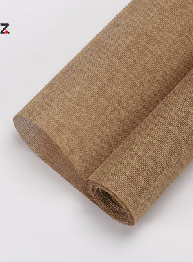 彩麻卷麻布包装纸亚麻布片包花麻布花束网纱鲜花包装纸花艺资材