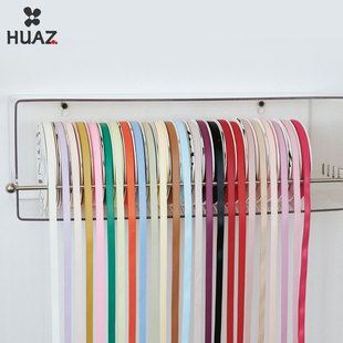 1.0cm双面哑光绸带牛奶丝带花艺缎带鲜花花束蝴蝶结高级缎带纯色