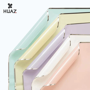 果冻膜玻璃纸双面烫银银离子半透明防水鲜花包装纸花店包花材料