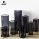 圆形花瓶亚克力透明塑料桶圆桶圆柱桶醒花桶插花圆桶PET深水桶