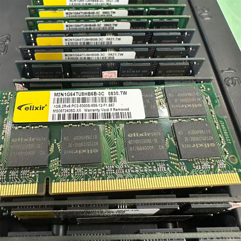 1G 2Rx8 DDR2 667  创见 全新原装现货 Transcend TS128MSQ64V6J