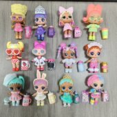 娃娃 8厘米娃娃换装 惊喜人偶整套 式 女孩过家家玩具礼物 多款 正版