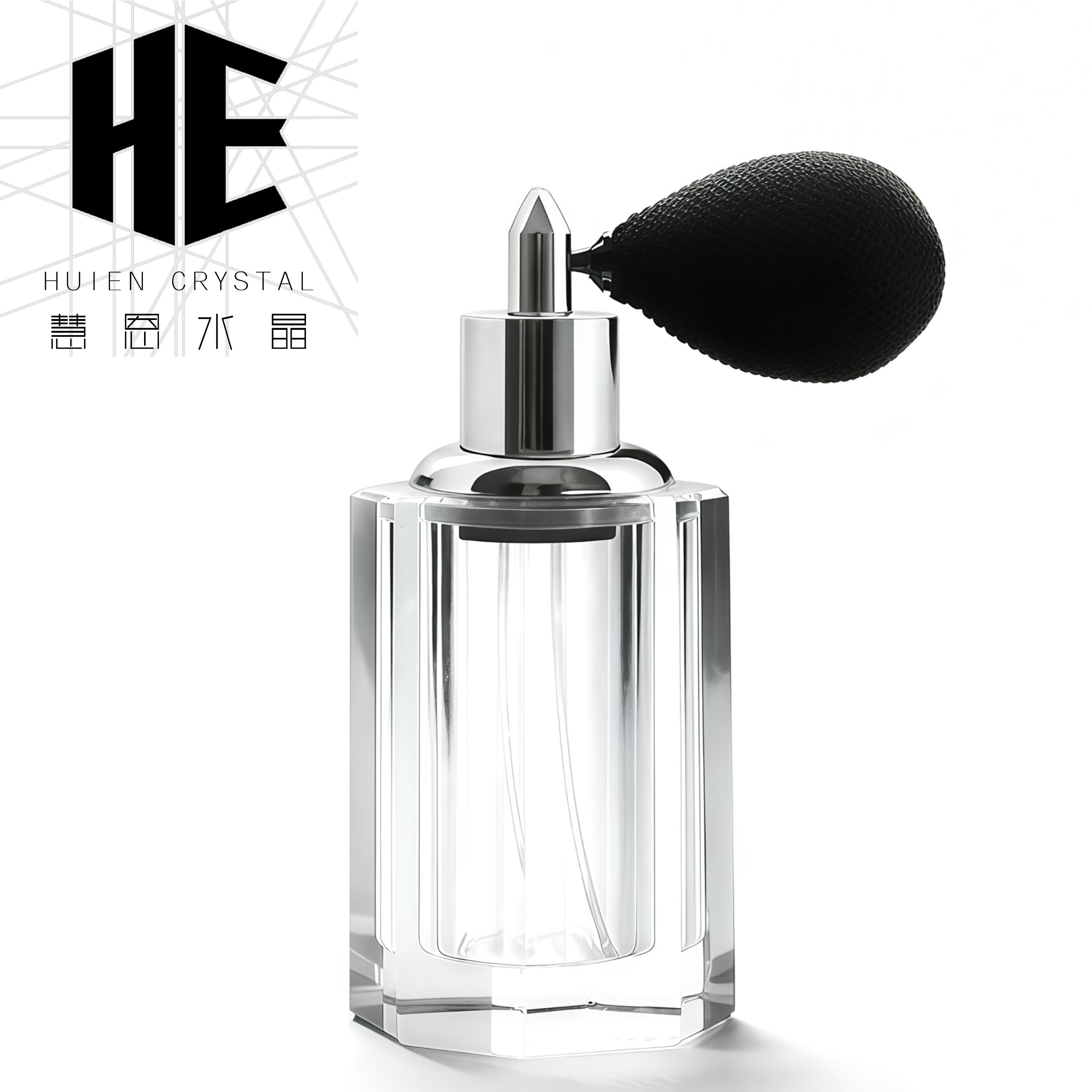 CLF水晶气囊香水瓶 分装瓶 空瓶子 玻璃瓶 20ML喷雾瓶 包邮 刻字