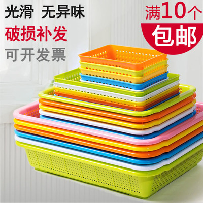 塑料糖果色玩具收纳篮