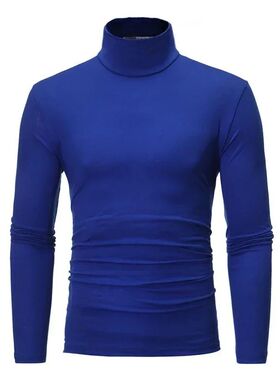 Spring Autumn Thin Men Pullovers Sweaters Turtleneck Knitted