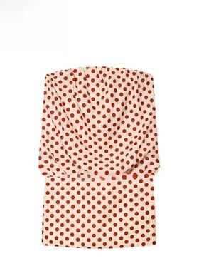 Fashionable Polka Dot Strapless Dress Elegant Women's Polyes