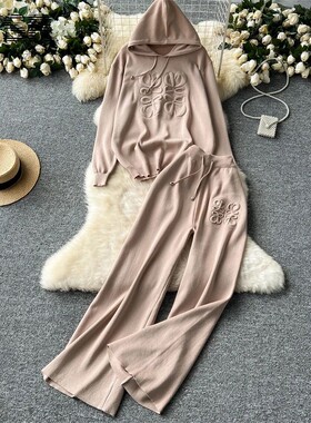 SINGREINY Lazy Casual Knit Two Pieces Set Women Autumn Winte