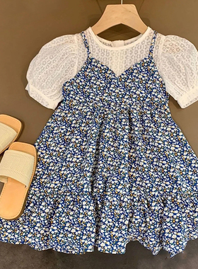 Melario Summer Floral Little Girls Clothing Casual Dress Ele