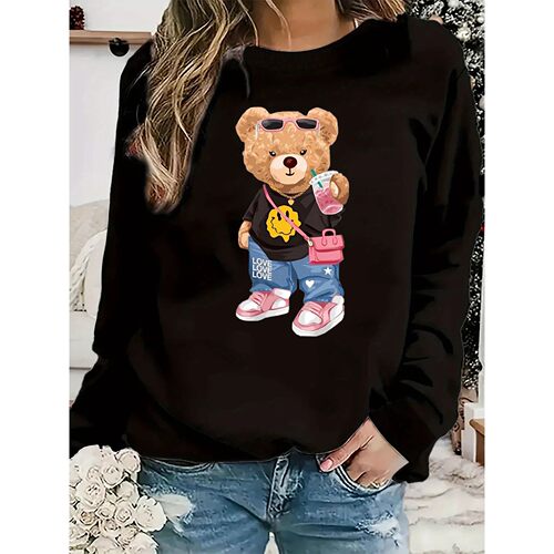 Women's autumn and winter casual fashion loose and comfortab