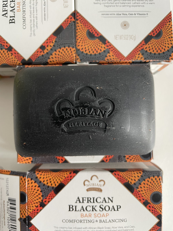 努比亚Nubian Heritage非洲黑皂天然香皂深层清洁去角质保湿滋润