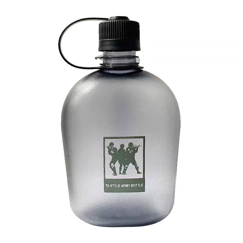 黑鹰户外运动旅游食品级茶水杯便携健身大容量宽口军迷装备轻水壶