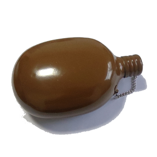 俄罗斯经典黄色铝制户外运动金属盖苏式便携旅行军迷水壶