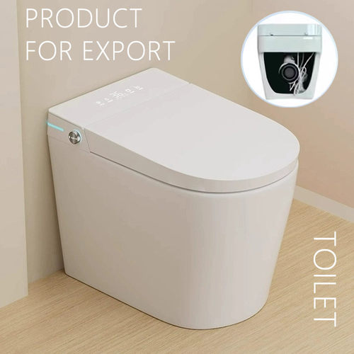 墙排小户型58CM智能马桶后排横排式小尺寸一体式无水压短款坐便器