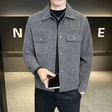 新高品质~修身水流纹店主风皮衣夹克外套3403-1-7811-P128，男装皮衣，电商C301