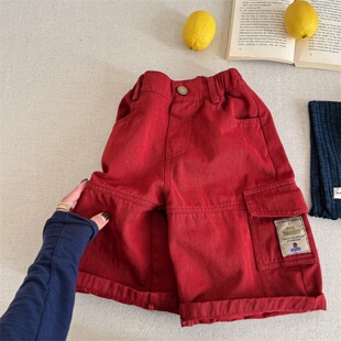 儿童洋气休闲裤2026春秋新款童装中小童男童女宝时尚工装裤百搭潮