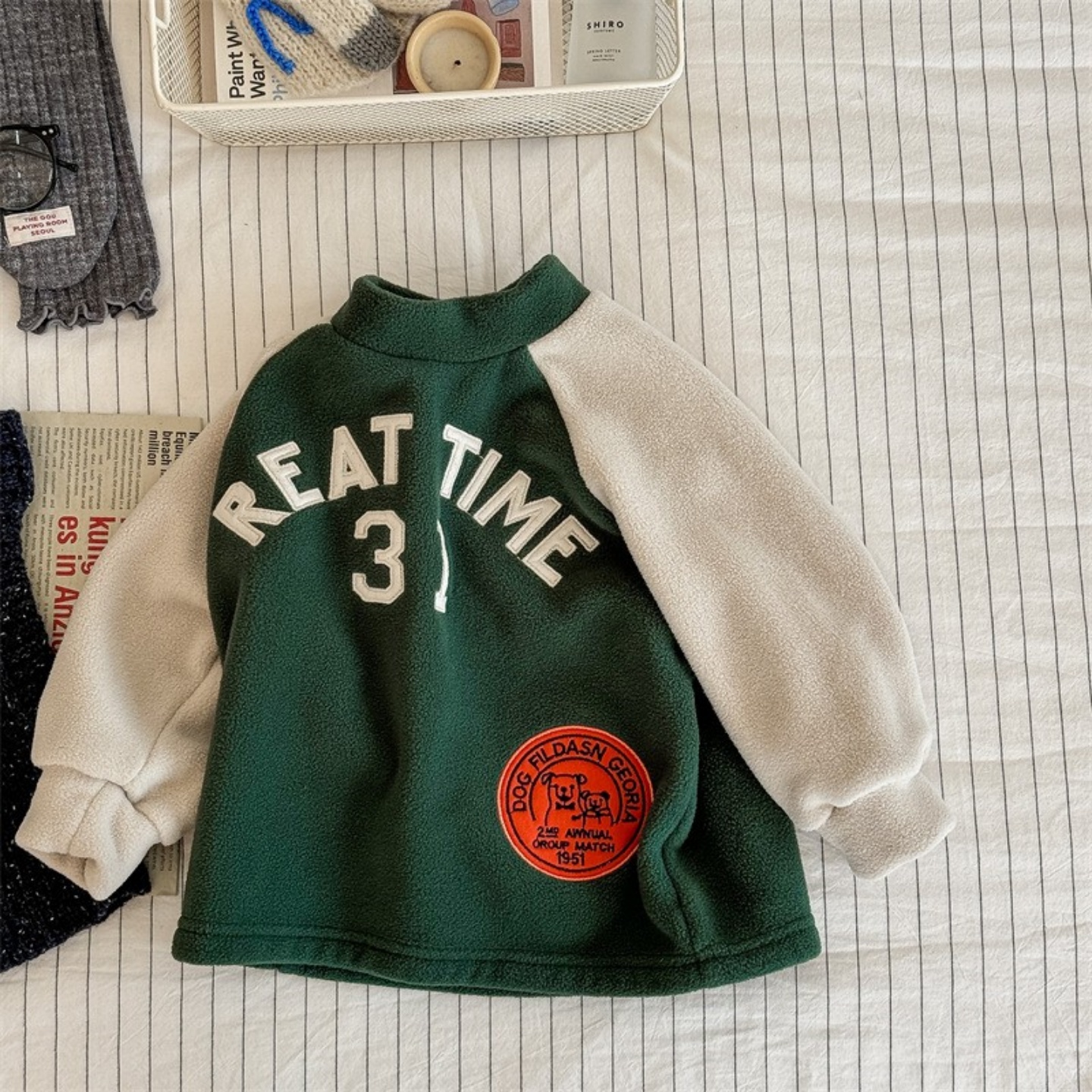 中小童秋冬时尚休闲宽松卫衣