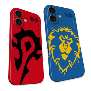 魔兽世界16promax手机壳ip15plus适用11 12pro软壳wow部落 米15联盟P40 K80游戏mate70菲林壳