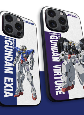 高达00手机壳16promax机动战士Pura80能天使ip11/12/13mini/14/15plus皮纹壳iqoo13米15荣耀400 K80 RENO14