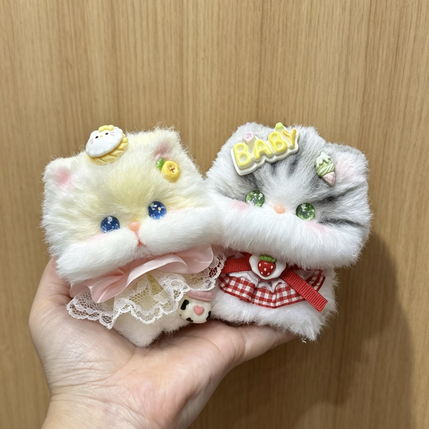 给孩子的礼物手工仿真猫咪玩偶布偶猫狸花可爱公仔毛绒玩具送女孩