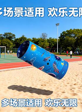儿童户外滑翔飞筒科学实验玩具太空火箭主题多场景适用创意教学
