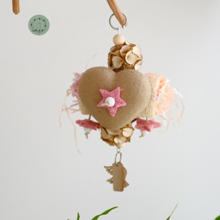 鹦鹉玩具通草球吊串丝瓜玩具拉菲草撕扯玩耍解闷鸟笼可爱装饰牡丹