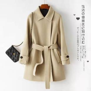 毛呢外套打版 羊毛小个子短款 裁剪图 Q354双面呢大衣女中长款 纸样版