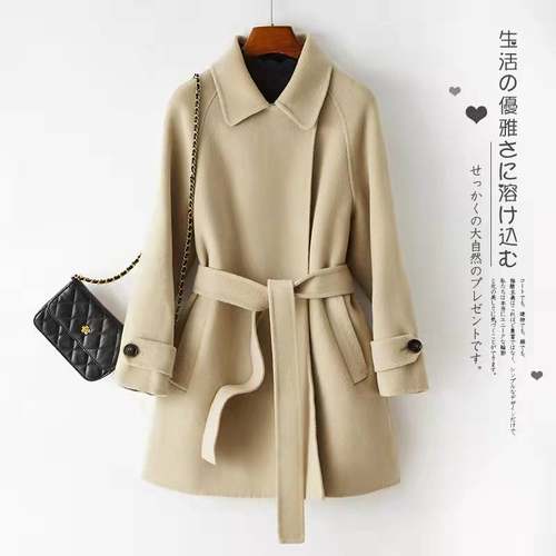 羊绒大衣创艺牛皮纸双面呢图纸