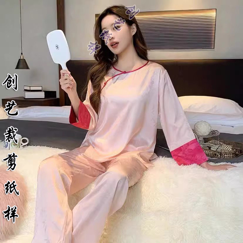 创艺纸样睡衣套装两件套牛皮纸