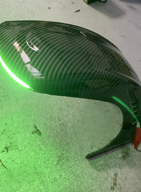 带灯发光内挡泥板适用小牛U+/N1S/U2系MMAX F90 M95C改装平叉