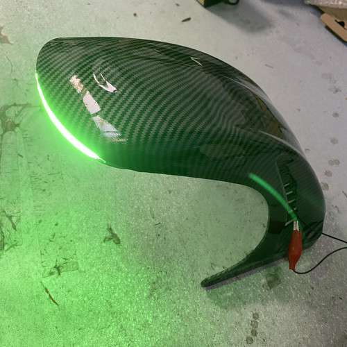 带灯发光内挡泥板适用小牛U+/N1S/U2系MMAX F90 M95C改装平叉