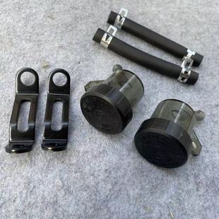 摩托电动车小牛布雷博改装直推上泵透明前后分体油杯透明油壶油管