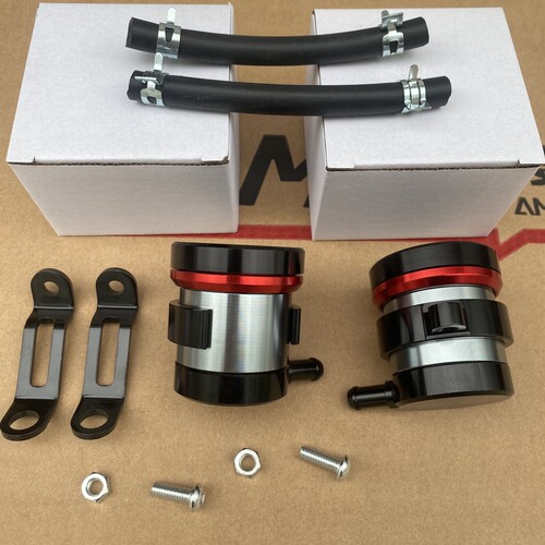 钛合金油壶改装直推上泵刹车油壶布雷博爱得利摩托车电动车通用